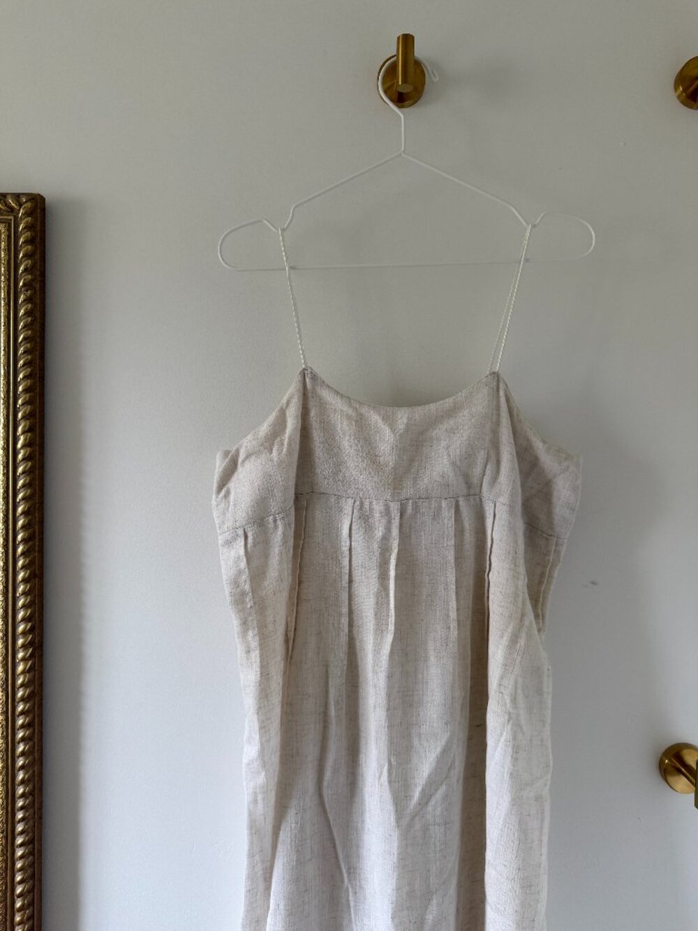 Linen maxi dress